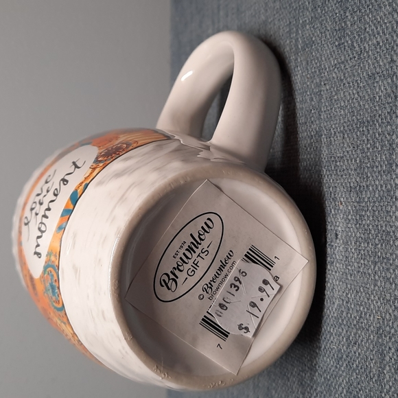 Coffee Tea Cup Mug Love The Moment Floral Inspirational Gift Present Live Today - Picture 6 of 7